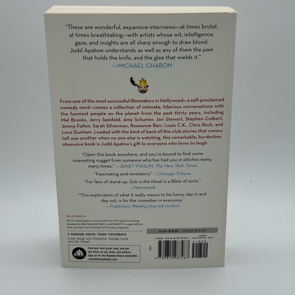 Sick in the Head by Judd Apatow - Paperback - Picture 3 of 3
